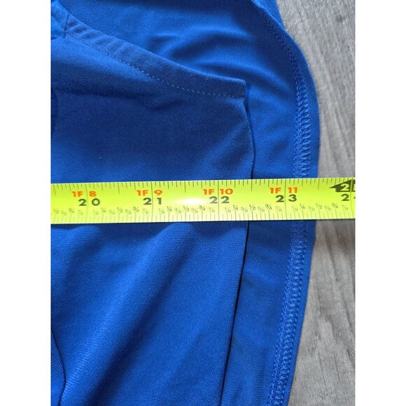 Chicos Womens Blue Dress Size 3 Blouson Style Knee-Length Soft & Stretchy XL - Picture 7 of 7